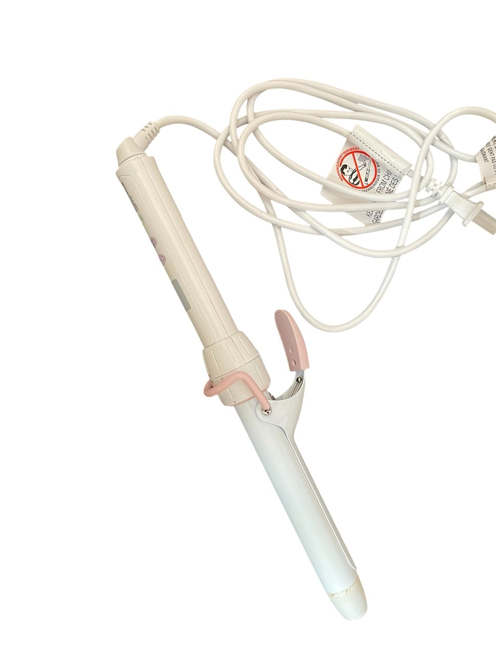 Mane 1" Curling Iron plus Base Attachment Hair Tool